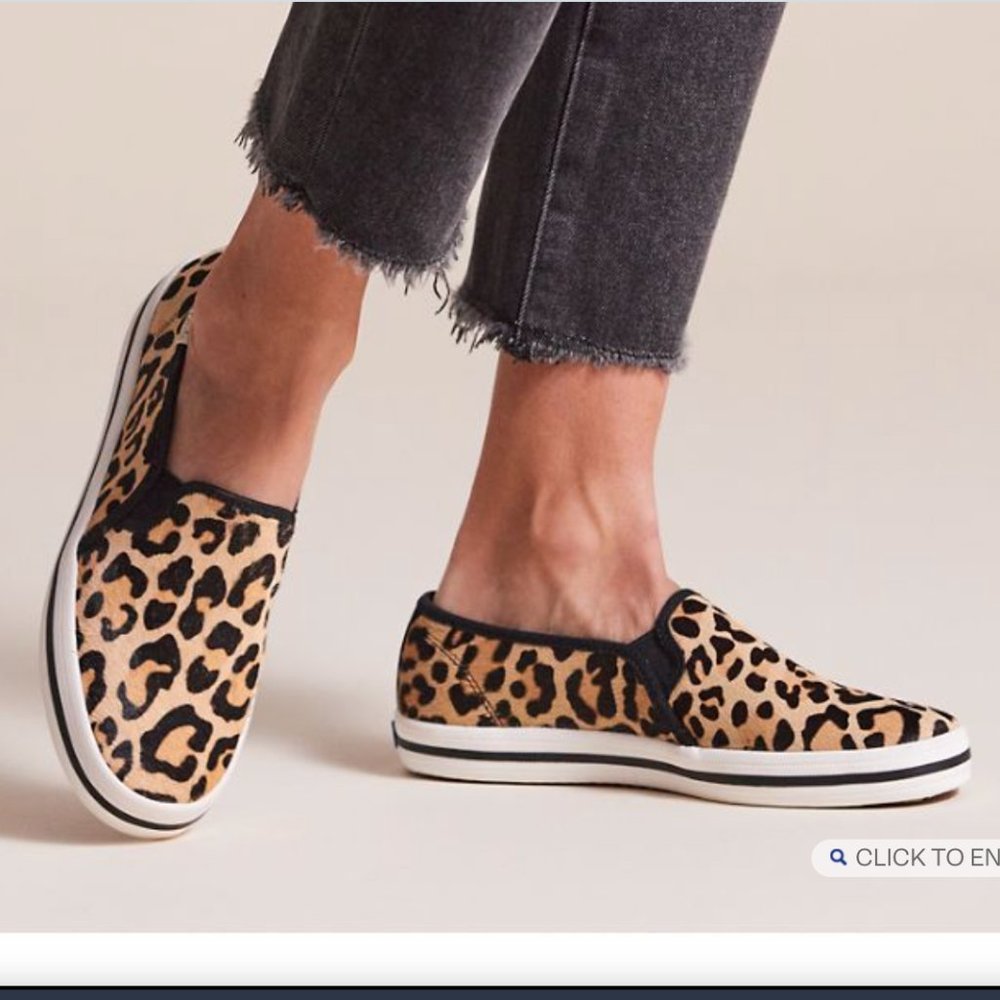 kate spade and Keds new york Calf Hair Slip On
